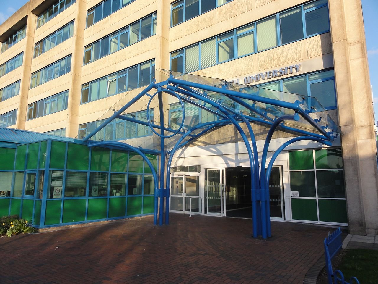 Entrance to Bournemouth University building
